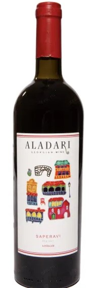 Саперави т.м.Аладари красное сухое 0,75л. Вино Грузия