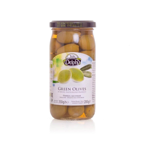 Оливки с косточкой в рассоле DELPHI 350г