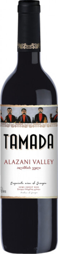 Тамада Алазанская долина красное п/сладкое 0,75л. Вино Грузия