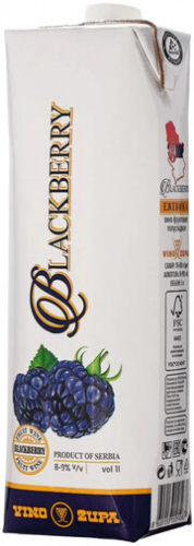 Ежевика полусладкая 1,0л т/п. Плодовая алкогольная продукция  Сербия