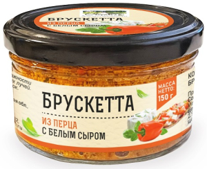 Брускета из перца с белым сыром 150г ст/банка